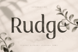 Rudge Font