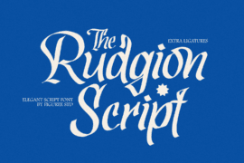 Rudgion Script Font