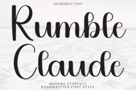 Rumble Claude Font