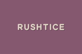 Rushtice Font
