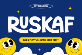 Ruskaf Demo Font