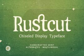 Rustcut Demo Font