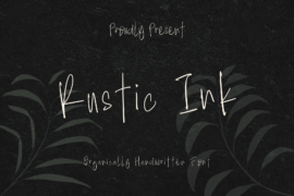 Rustic Ink – Demo Font