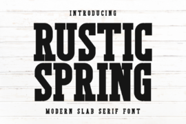 Rustic Spring Font
