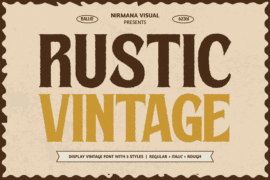 Rustic Vintage Demo Font