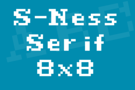 S-Ness Serif 8×8 Font