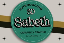 Sabeth 3D Demo Font
