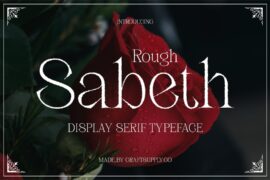 Sabeth Rough Demo Font
