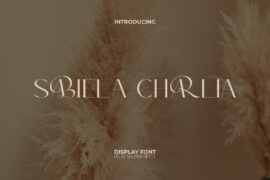 Sabiela Charlia Demo Font