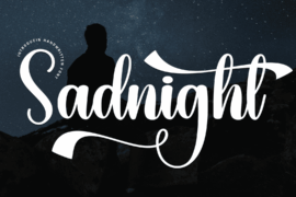 Sadnight Font