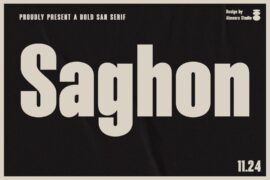 Saghon Font