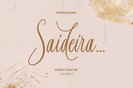 Saideira Demo Font
