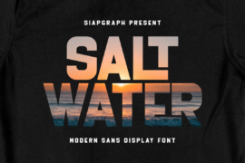 Salt Water Font