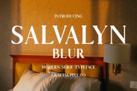 Salvalyn Blur Demo Font