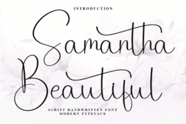 Samantha Beautiful Font