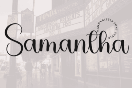 Samantha Choice Font
