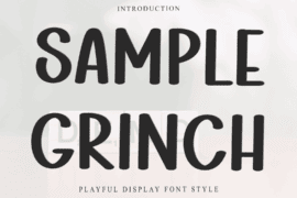 Sample Grinch Font