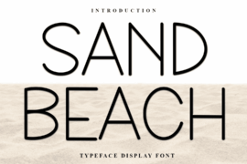 Sand Beach Font