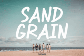 Sand-Grain Font