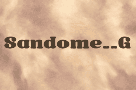 Sandome__G Font