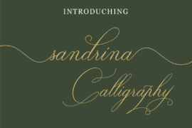 Sandrina Calligraphy Font