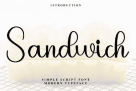 Sandwich Panel Font