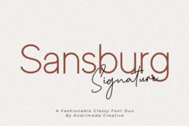 Sansburg Font Family