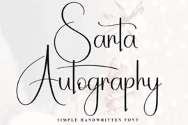Santa Autography Font