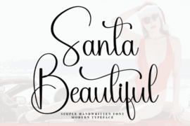 Santa Beautiful Font