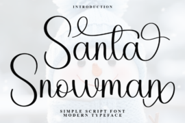 Santa Claus Font