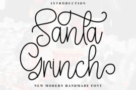 Santa Grinch Font