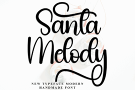 Santa Melody Font
