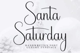 Santa Saturday Font