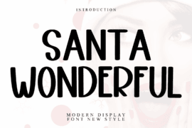 Santa Wonderful Font