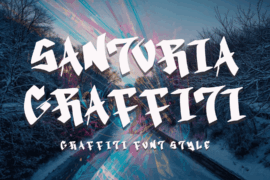 Santoria Graffiti Demo Font