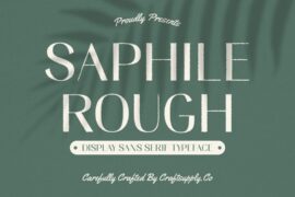 Saphile Rough Demo Font