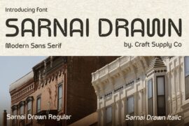 Sarnai Drawn Demo Font
