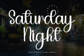 Saturday Night Font