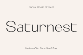 Saturnest Font Family