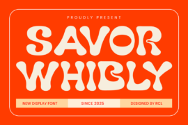 Savor Whibly Font