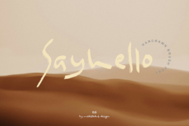 Sayhello DEMO Font