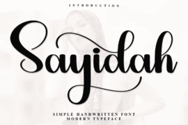 Sayidah Font