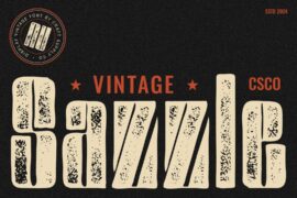 Sazzle Vintage Demo Font