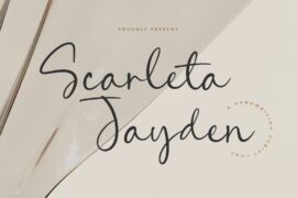 Scarleta Jayden Font