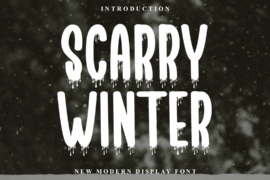Scarry Winter Font