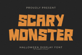Scary Monster Font