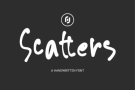 Scatters Demo Font