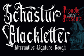 Schastur DEMO Font
