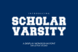Scholar Varsity Font