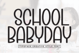School Babyday Font